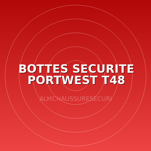 BOTTES SECURITE PORTWEST T48