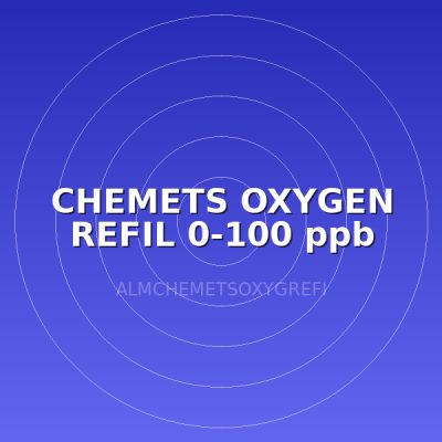 CHEMETS OXYGEN REFIL 0-100 ppb