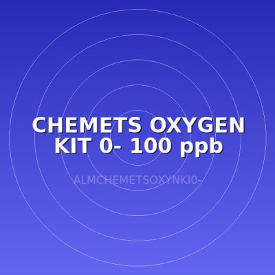 CHEMETS OXYGEN KIT 0- 100 ppb