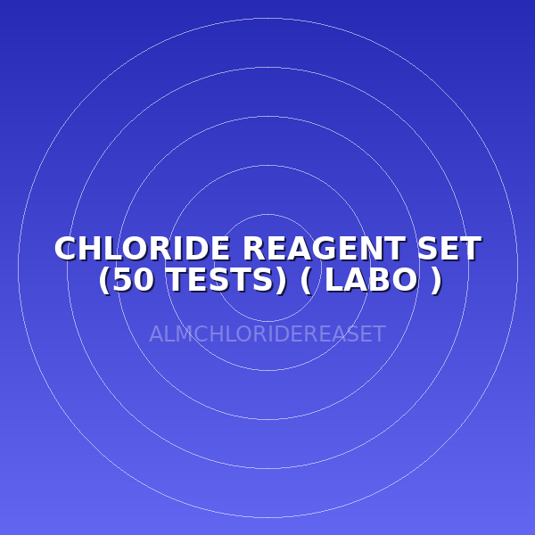 CHLORIDE REAGENT SET (50 TESTS) ( LABO )