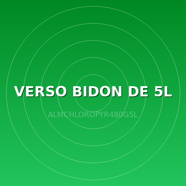 VERSO BIDON DE 5L