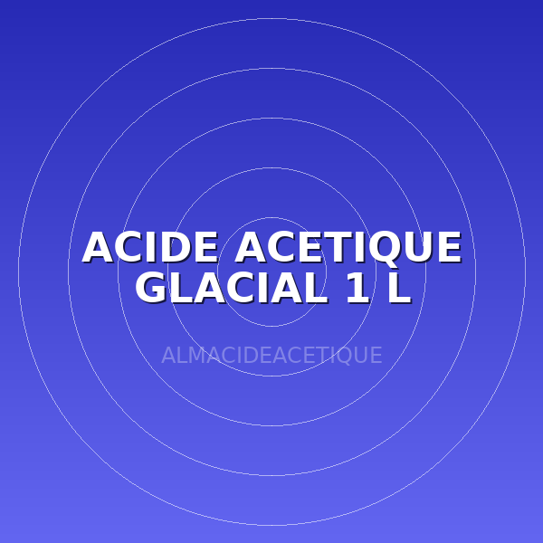 ACIDE ACETIQUE GLACIAL 1 L