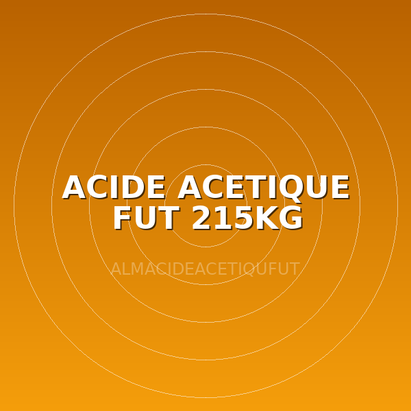 ACIDE ACETIQUE FUT 215KG
