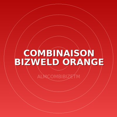 COMBINAISON BIZWELD ORANGE TM