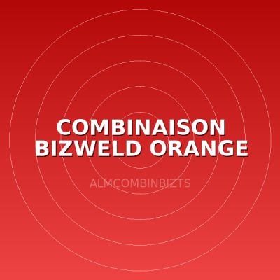 COMBINAISON BIZWELD ORANGE TS