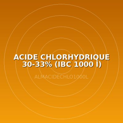 ACIDE CHLORHYDRIQUE 30-33%  (IBC 1000 l)