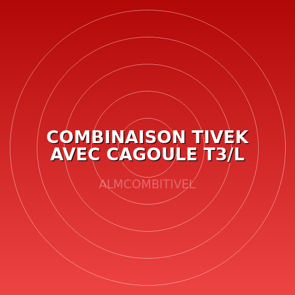 COMBINAISON TIVEK AVEC CAGOULE T3/L