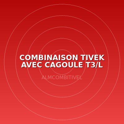COMBINAISON TIVEK AVEC CAGOULE T3/L