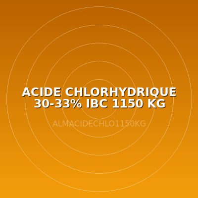 ACIDE CHLORHYDRIQUE 30-33% IBC 1150 KG