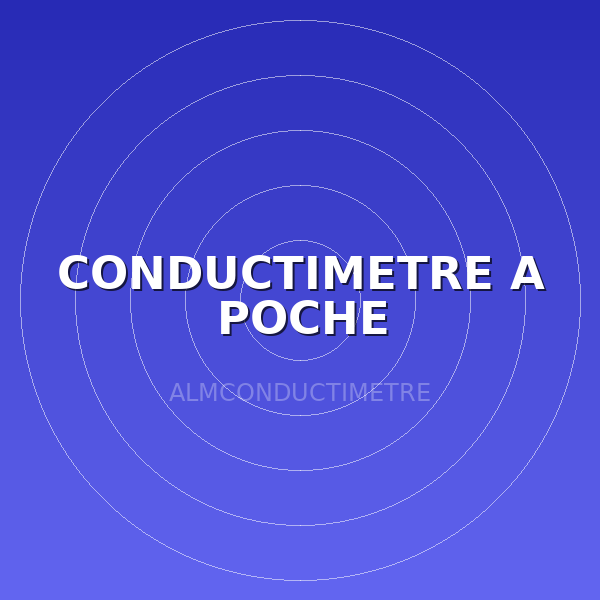 CONDUCTIMETRE A POCHE