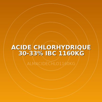 ACIDE CHLORHYDRIQUE 30-33% IBC 1160KG