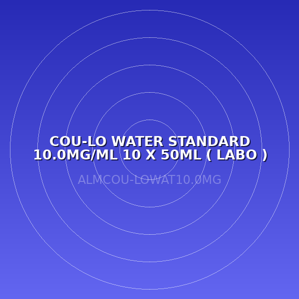 COU-LO WATER STANDARD 10.0MG/ML 10 X 50ML ( LABO )