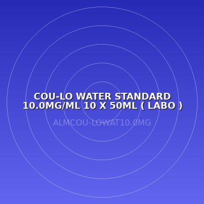 COU-LO WATER STANDARD 10.0MG/ML 10 X 50ML ( LABO )