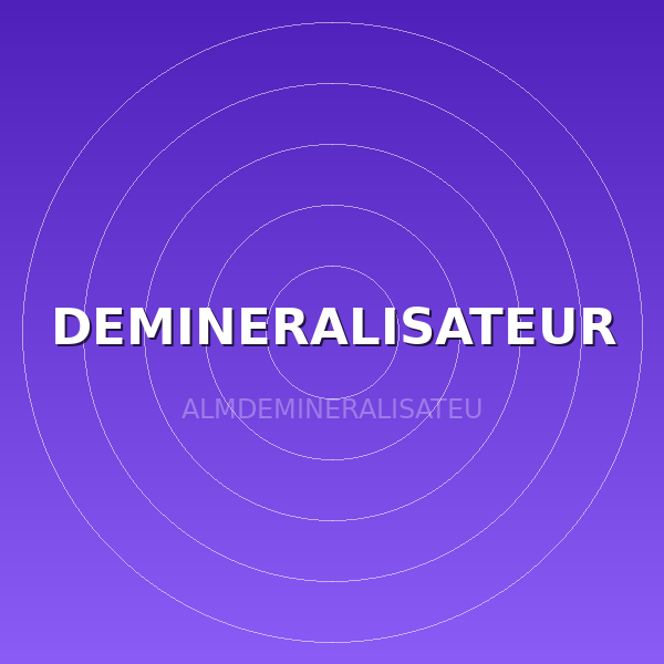 DEMINERALISATEUR