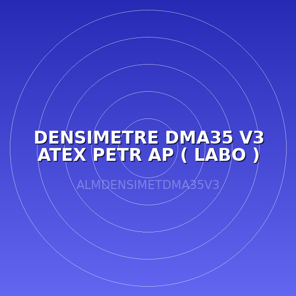 DENSIMETRE DMA35 V3 ATEX PETR AP ( LABO )