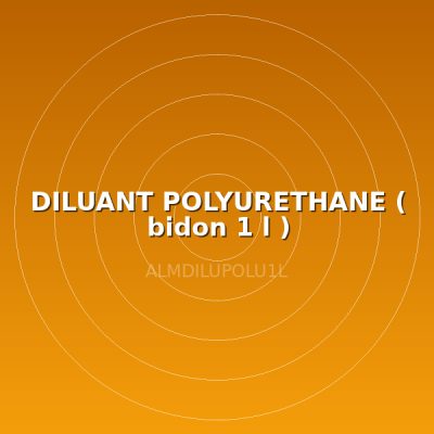 DILUANT POLYURETHANE ( bidon 1 l )