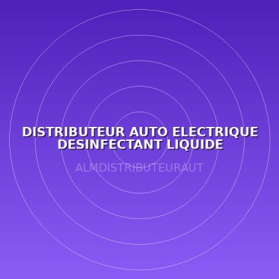 DISTRIBUTEUR AUTO ELECTRIQUE DESINFECTANT LIQUIDE