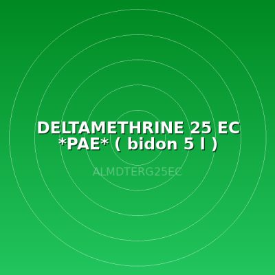 DELTAMETHRINE 25 EC *PAE*  ( bidon 5 l )