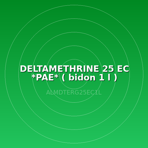 DELTAMETHRINE 25 EC *PAE* ( bidon 1 l )