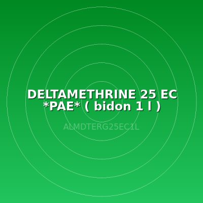 DELTAMETHRINE 25 EC *PAE* ( bidon 1 l )
