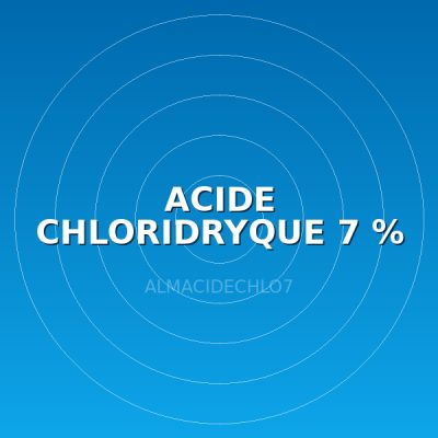 ACIDE CHLORIDRYQUE 7 % AU L