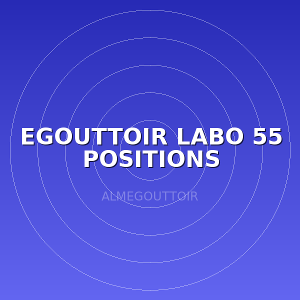 EGOUTTOIR LABO 55 POSITIONS