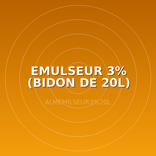 EMULSEUR 3% (BIDON DE 20L)