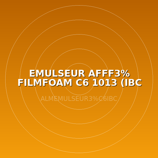 EMULSEUR AFFF3% FILMFOAM C6 1013 (IBC 1000L)