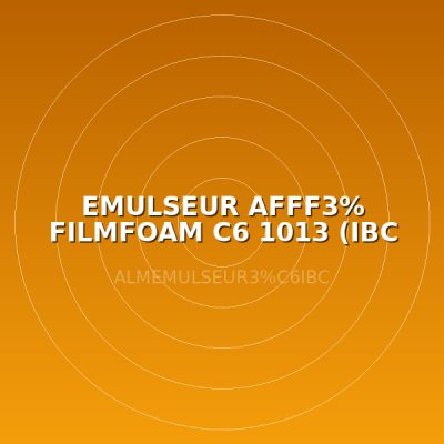 EMULSEUR AFFF3% FILMFOAM C6 1013 (IBC 1000L)