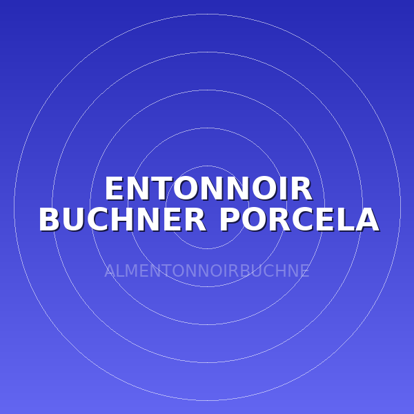ENTONNOIR BUCHNER PORCELA