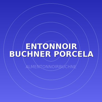 ENTONNOIR BUCHNER PORCELA