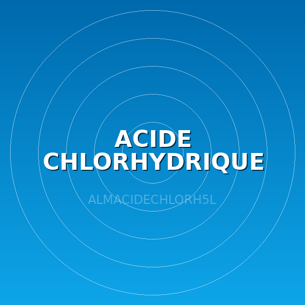 ACIDE CHLORHYDRIQUE 30-33% 5L