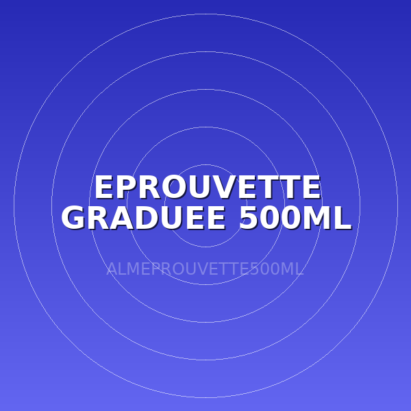 EPROUVETTE GRADUEE 500ML