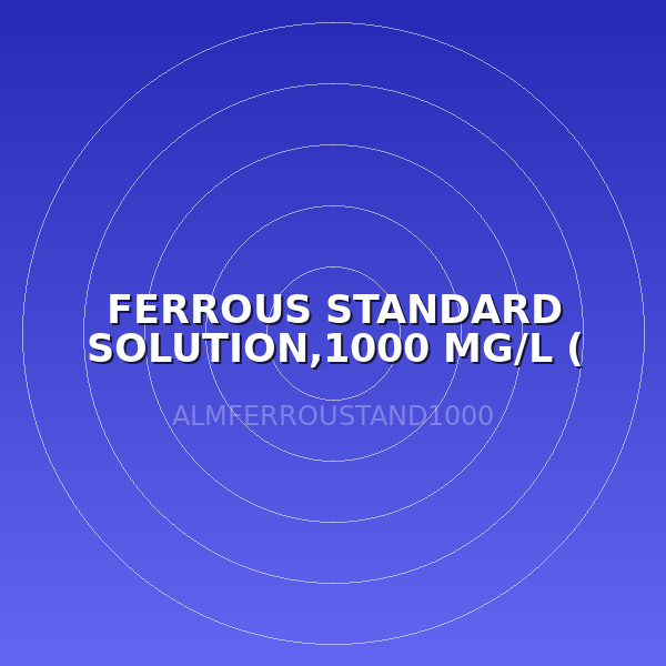 FERROUS STANDARD SOLUTION,1000 MG/L ( LABO )
