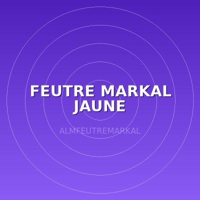 FEUTRE MARKAL JAUNE