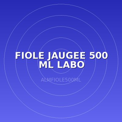 FIOLE JAUGEE 500 ML LABO