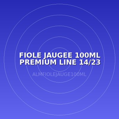 FIOLE JAUGEE 100ML PREMIUM LINE  14/23