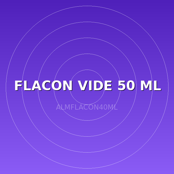 FLACON VIDE 50 ML