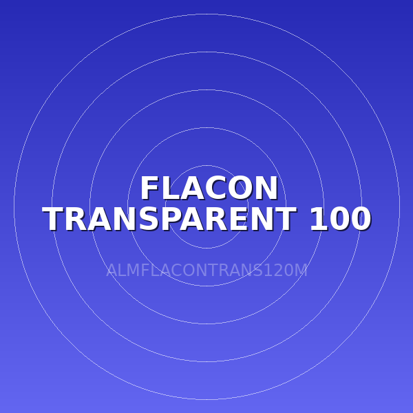FLACON TRANSPARENT 100 ML