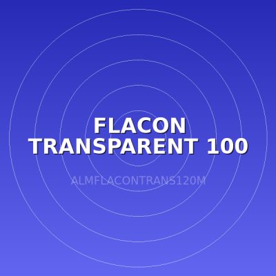 FLACON TRANSPARENT 100 ML