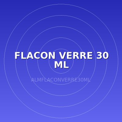 FLACON VERRE 30 ML