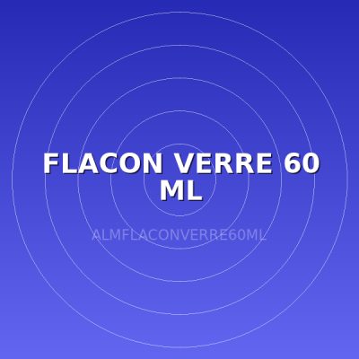 FLACON VERRE 60 ML