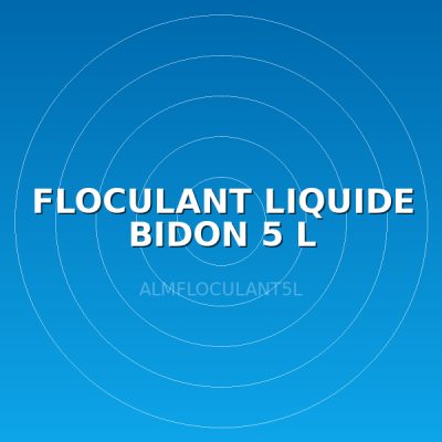 FLOCULANT LIQUIDE BIDON 5 L