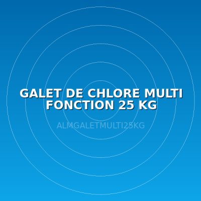GALET DE CHLORE MULTI FONCTION 25 KG