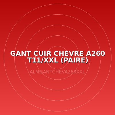 GANT CUIR CHEVRE A260 T11/XXL (PAIRE)