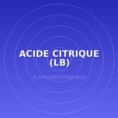 ACIDE CITRIQUE (LB)