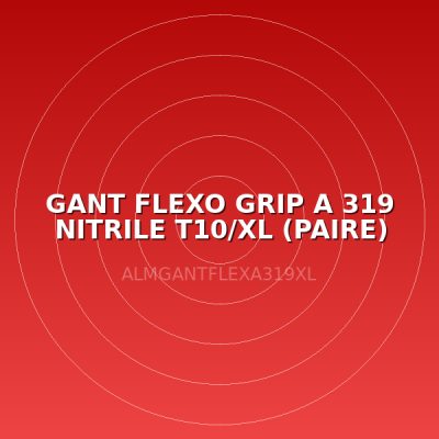 GANT FLEXO GRIP A 319 NITRILE T10/XL (PAIRE)