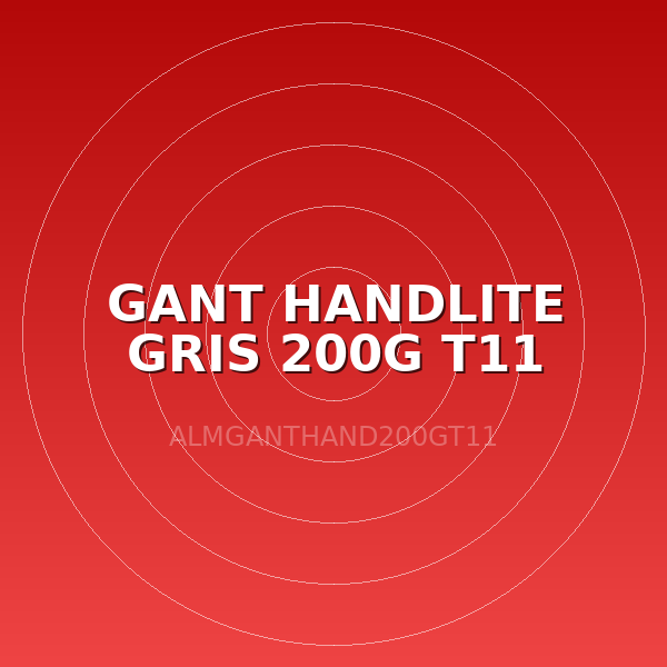 GANT HANDLITE GRIS 200G T11