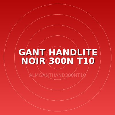 GANT HANDLITE NOIR 300N T10