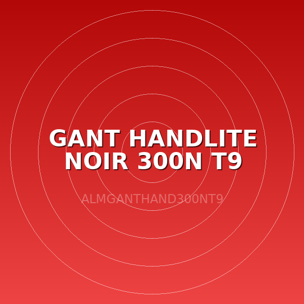 GANT HANDLITE NOIR 300N T9